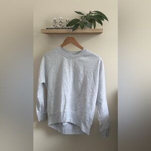 Hippie Rose Gray Crewneck Sweater
